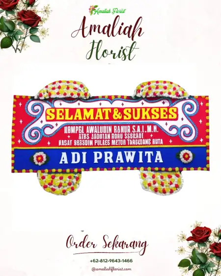 Papan Bunga Ucapan Selamat Sermaf