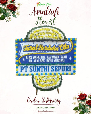 Papan Bunga Duka di Sermaf