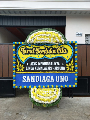 Papan Bunga Duka di Sermaf