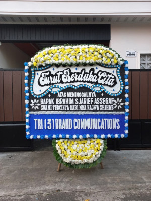 Papan Bunga Duka di Sermaf